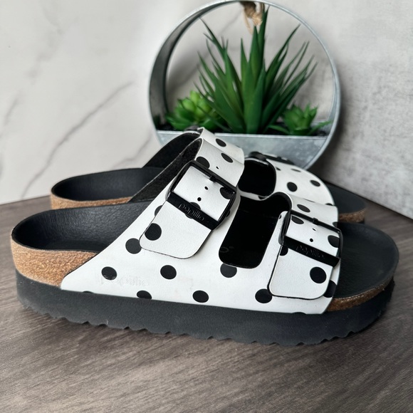 BIRKENSTOCK Papillio Arizona Platform Dots Size 39 - Picture 2 of 5